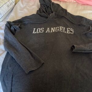 Los Angeles Black Hoodie Sweater